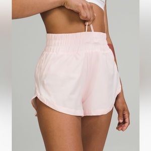 LULULEMON | Light Pink Track That High-rise Lined Short 3”